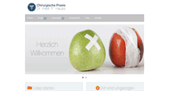 Desktop Screenshot of hochrheinchirurgie.de