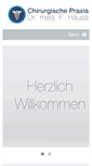 Mobile Screenshot of hochrheinchirurgie.de